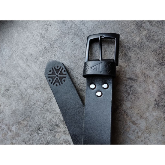 Pasek skórzany Perun Grawer Skóra bydlęca