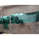 Pasek Motocyklowy 6cm – Zielona Skóra Licowa (Grubość 4mm)