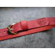 Skórzany pasek damski Bad Girl ze skóry Maya kolor Rosso 105cm