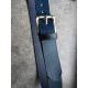 Skórzany pasek męski Blue 120cm