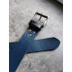 Skórzany pasek męski Blue 120cm