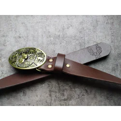 Skórzany pas do spodni Duch Puszczy