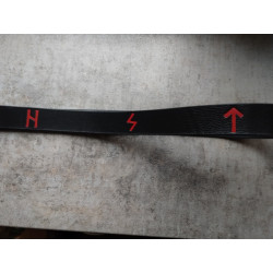 Skórzany pas do spodni 120 cm Krwawe Runy