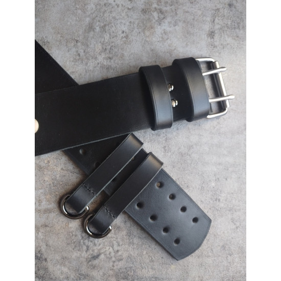 Skórzany pas do spodni 120 cm Pasek Śmierć Wrogom Ojczyzny