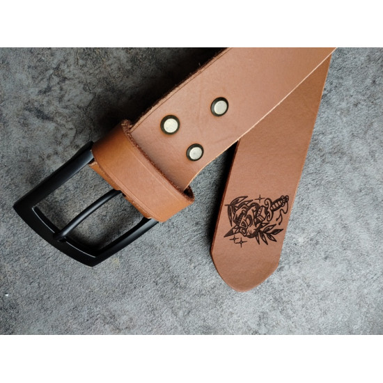 Skórzany pas do spodni 120 cm Stay True