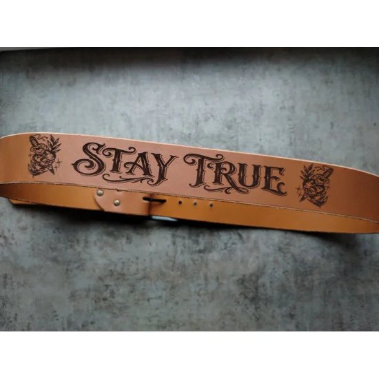Skórzany pas do spodni 120 cm Stay True