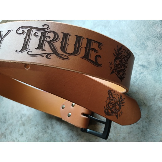 Skórzany pas do spodni 120 cm Stay True