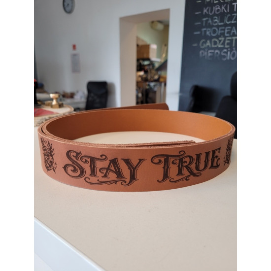 Skórzany pas do spodni 120 cm Stay True