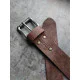 Skórzany pasek męski Vintage ze skóry Maya Cappuccino 120cm