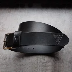 Skórzany pas do spodni 120 cm Weles ręcznie wykonany