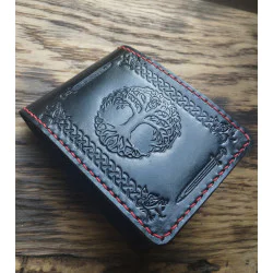 Portfel Yggdrasil & Valknut czarny