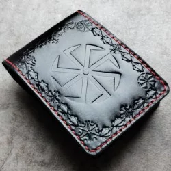 Skórzany portfel Swarga – ręcznie wykonany ze skóry Ponte Wax