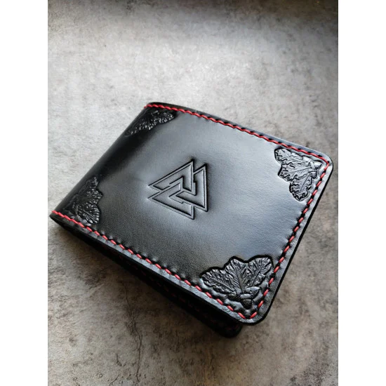 Portfel Valknut Czarny