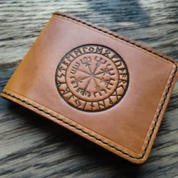 Portfel Vegvisir Kolor Koniak