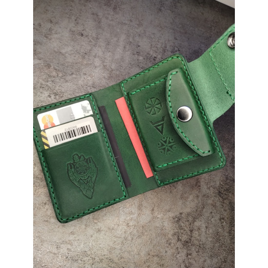 Zielony Portfel Wilczy Zew Swarga