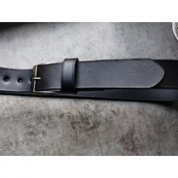 Skórzany pas do spodni 115cm-120 cm BEZ WZORU ręcznie wykonany