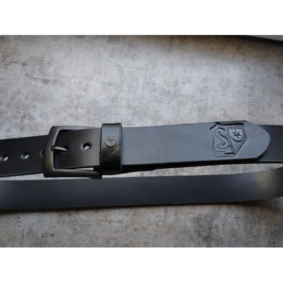 Skórzany pas do spodni Siarka Tarnobrzeg