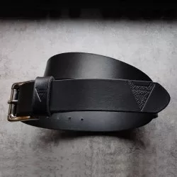 Skórzany pas do spodni 120 cm Weles ręcznie wykonany