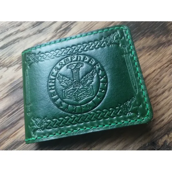 Portfel Thor Hammer zielony